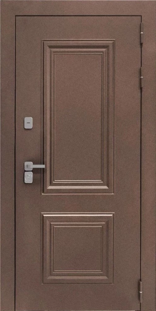 Входная дверь ДвериПРО Д-68 Лаура-2 (16мм, светлый мореный дуб) DPRO197027 внешняя сторона